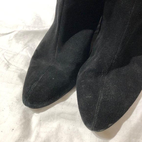Nine West Black Suede Slouchy Boots - Picture 6 of 12
